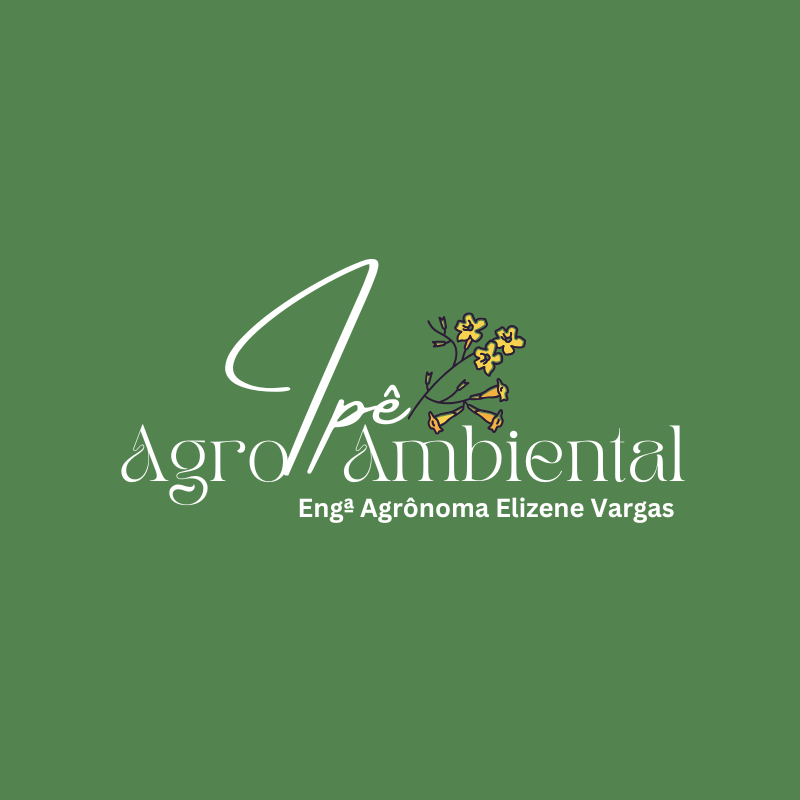 Logotipo branco da Ipê Agro Ambiental
